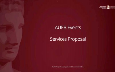 AUEB Events Services Proposal