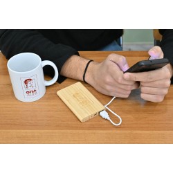 Powerbank 4000mAh bamboo