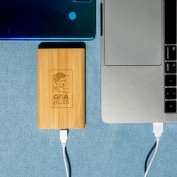 Powerbank 4000mAh bamboo