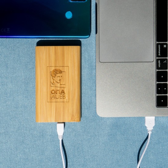 Powerbank 4000mAh bamboo