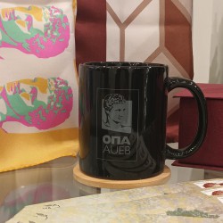 Κούπα πορσελάνινη Μαύρη