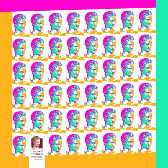 Μεταξωτό μαντήλι pop art